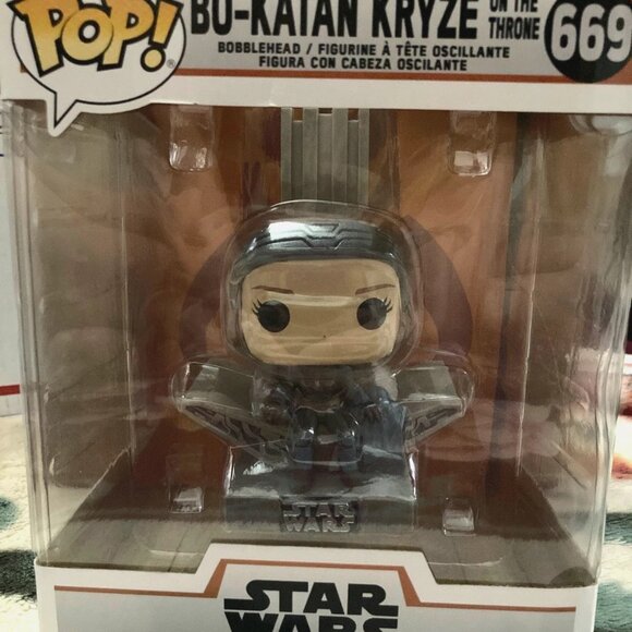 Funko Pop! Deluxe: Star Wars - Bo-Katan Kryze on the Throne #669 - Picture 2 of 8